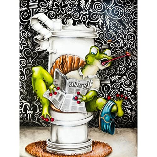 AIRDEA DIY Frosch Diamond Painting Set Erwachsene, Tier Diamant Painting Bilder 5D Frosch Lesebuch Diamant-Kunst Kits Kinder Diamant Malerei Set Kreuzstich Malen Nach Zahlen Kits Heimdekor 30x40cm AIRDEA DIY Frosch Diamond Painting Set Erwachsene, Tier Diamant Painting Bilder 5D Frosch Lesebuch Diamant-Kunst Kits Kinder Diamant Malerei Set Kreuzstich Malen Nach Zahlen Kits Heimdekor 30x40cm von AIRDEA