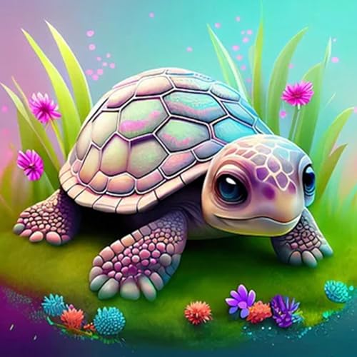 AIRDEA DIY Schildkröte Diamond Painting Set Erwachsene Kinder, Schildkröte Diamant Painting Bilder 5D Fantasie Diamant Kunst Diamant Malerei Set Cross Stickerei Malerei Kits für Heimdekor 30x30 cm AIRDEA DIY Schildkröte Diamond Painting Set Erwachsene Kinder, Schildkröte Diamant Painting Bilder 5D Fantasie Diamant Kunst Diamant Malerei Set Cross Stickerei Malerei Kits für Heimdekor 30x30 cm von AIRDEA