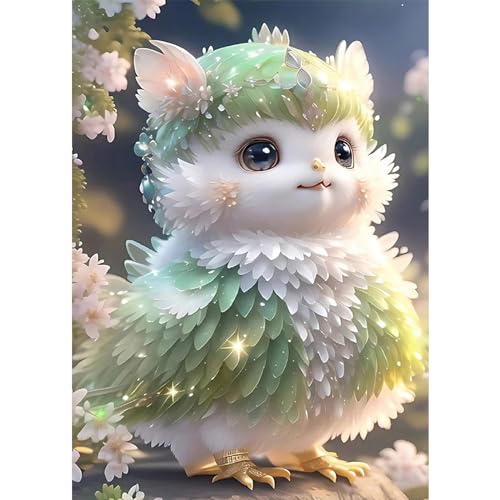 AIRDEA DIY Traumvogel Diamond Painting Set Erwachsene Kinder, Fantasie Diamant Painting Bilder 5D Traumland Diamant Kunst Diamant Malerei Set Cross Stickerei Malerei Kits für Heimdekor 30x40 cm von AIRDEA