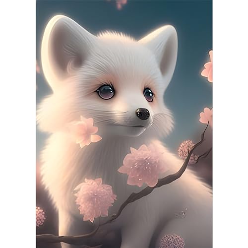 AIRDEA DIY Weißer Fuchs Diamond Painting Set Erwachsene Kinder, Diamant Painting Bilder 5D Süßer Fuchs Diamant Kunst Tiere Diamant Malerei Set Cross Stickerei Malerei Kits für Heimdekor 30x40 cm AIRDEA DIY Weißer Fuchs Diamond Painting Set Erwachsene Kinder, Diamant Painting Bilder 5D Süßer Fuchs Diamant Kunst Tiere Diamant Malerei Set Cross Stickerei Malerei Kits für Heimdekor 30x40 cm von AIRDEA