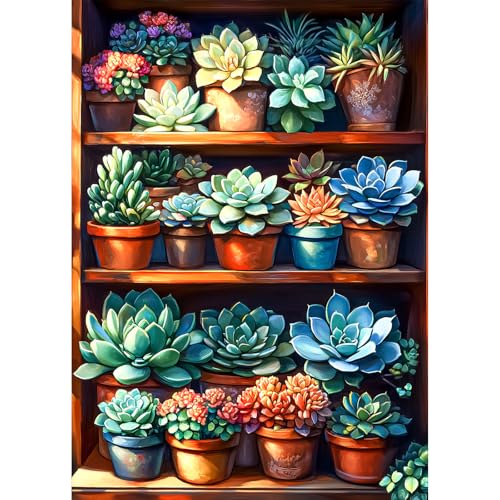 AIRDEA Blume Diamond Painting Erwachsene, DIY 5D Sukkulenten Diamant Painting Bilder, Bastelset Erwachsene Frauen als Haus Wanddeko 30x40 cm AIRDEA Blume Diamond Painting Erwachsene, DIY 5D Sukkulenten Diamant Painting Bilder, Bastelset Erwachsene Frauen als Haus Wanddeko 30x40 cm von AIRDEA