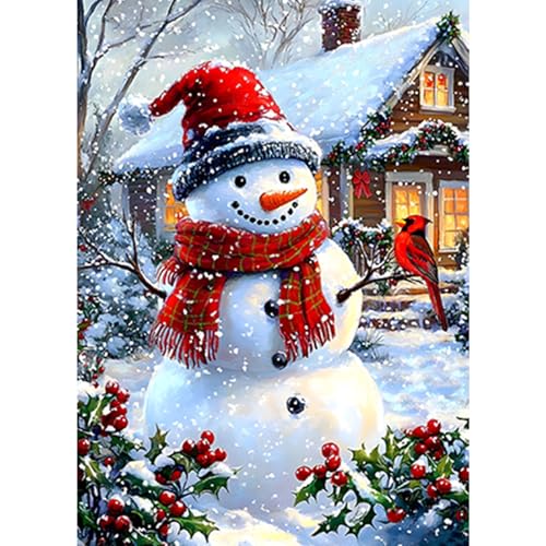 AIRDEA Weihnachten Diamond Painting Erwachsene, Schneemannhütte Diamant Painting Bilder, DIY 5D Bastelset Erwachsene Frauen als Haus Wanddeko 30x40 cm AIRDEA Weihnachten Diamond Painting Erwachsene, Schneemannhütte Diamant Painting Bilder, DIY 5D Bastelset Erwachsene Frauen als Haus Wanddeko 30x40 cm von AIRDEA