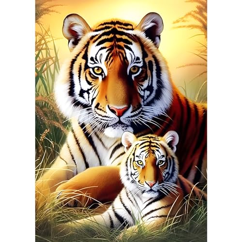 AIRDEA Wildes Tigergras Diamond Painting, 5D Diamant Painting Erwachsene Bilder Malerei Set, Full Mosaikherstellung für Erwachsene, Home Wand Décor 30x40cm AIRDEA Wildes Tigergras Diamond Painting, 5D Diamant Painting Erwachsene Bilder Malerei Set, Full Mosaikherstellung für Erwachsene, Home Wand Décor 30x40cm von AIRDEA