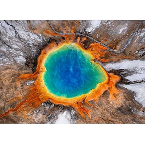 AIRDEA Yellowstone Nationalpark Diamant Painting Bilder Kits, 5D Diamond Painting nach Zahlen Erwachsene, Full Diamant Bilder Stickerei Arts Craft Set für Wand Room Home Décor 40x30cm AIRDEA Yellowstone Nationalpark Diamant Painting Bilder Kits, 5D Diamond Painting nach Zahlen Erwachsene, Full Diamant Bilder Stickerei Arts Craft Set für Wand Room Home Décor 40x30cm von AIRDEA