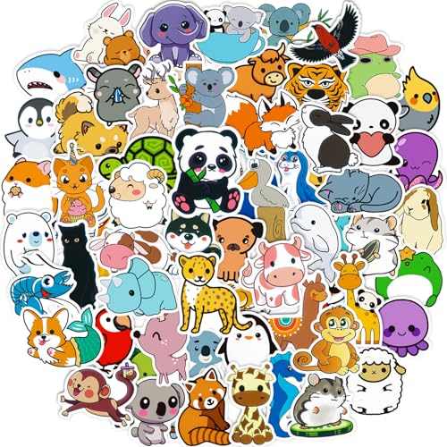 Sticker Tiere Cute 100 Stück Aufkleber Kinder, Schön Aesthetic Mix Aufkleber Tiere, Wasserdichte Vinyl Sticker für Scrapbook Trinkflaschen Journal Laptop Tagebuch Skateboard Notebook Hefte Tasse usw Sticker Tiere Cute 100 Stück Aufkleber Kinder, Schön Aesthetic Mix Aufkleber Tiere, Wasserdichte Vinyl Sticker für Scrapbook Trinkflaschen Journal Laptop Tagebuch Skateboard Notebook Hefte Tasse usw von AIRNOGO