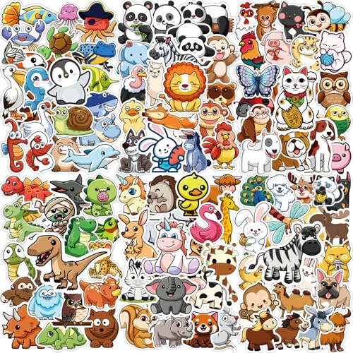 Sticker Tiere Cute 300 Stück Aufkleber Kinder, Schön Aesthetic Mix Aufkleber Tiere, Wasserdichte Vinyl Sticker für Scrapbook Trinkflaschen Journal Laptop Tagebuch Skateboard Notebook Hefte Tasse usw Sticker Tiere Cute 300 Stück Aufkleber Kinder, Schön Aesthetic Mix Aufkleber Tiere, Wasserdichte Vinyl Sticker für Scrapbook Trinkflaschen Journal Laptop Tagebuch Skateboard Notebook Hefte Tasse usw von AIRNOGO
