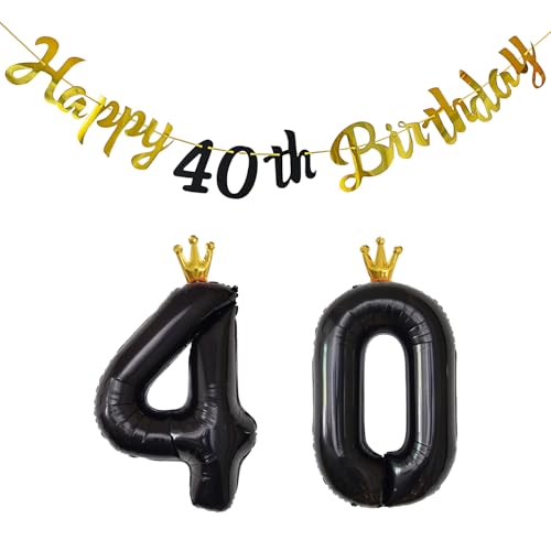 AIRTILY 2 Digital 40 Crown Ballons, 1 40. Geburtstagsflagge, Geburtstagsfeierdekorationen, Kreative Vielseitige Ornamente. AIRTILY 2 Digital 40 Crown Ballons, 1 40. Geburtstagsflagge, Geburtstagsfeierdekorationen, Kreative Vielseitige Ornamente. von AIRTILY