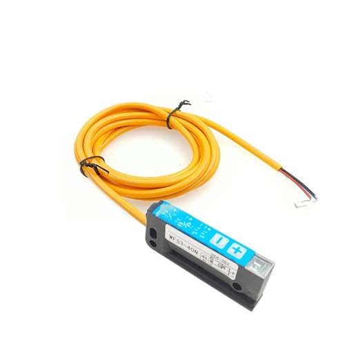 AIRUIXI Etikettensensor 1 STÜCK 40N415 Nicht transparente Etikettenerkennung Elektrisches Auge Schlitztyp Lichtschrankensensor Selbstklebende Etikettiermaschine(WFS3-40N) von AIRUIXI