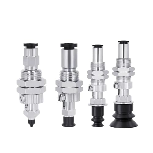 AIRUIXI Pneumatische Hochleistungs-Vakuumsauger VPC-2/3/4/6/8/10/15/20/30/40/50RN/BN-4J/6J Schwarzer NBR-Industrie-Vakuum-Saugnapf mit Pleuel(VPC-8RN-6J,White) von AIRUIXI