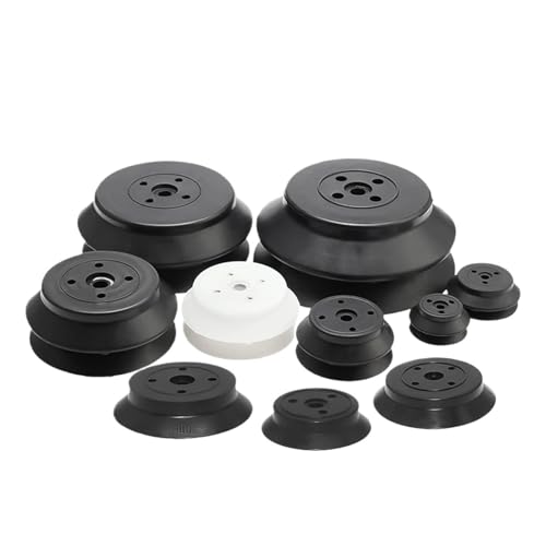 AIRUIXI Pneumatische Hochleistungs-Vakuumsauger ZP-HB/H Serie ZP-32/40/50/63/80/100/125HB/H Pneumatischer Vakuum-Saugnapf aus Silikon(ZP-80H,White) von AIRUIXI
