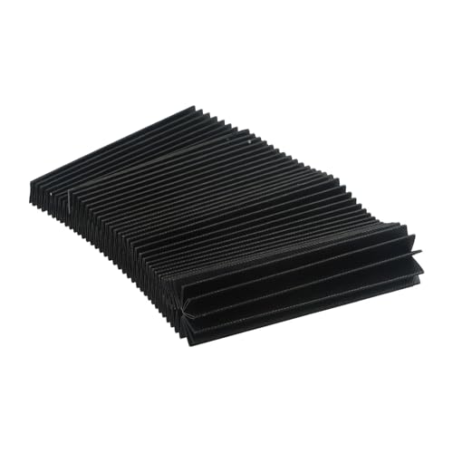 AIRUIXI Staubschutzabdeckung Flexibles Staubschutztuch for mehrere CNC-Fräsmaschinen, dreilagiges Schutztuch, Flache Akkordeonbalg-Abdeckungsteile(185mm) von AIRUIXI