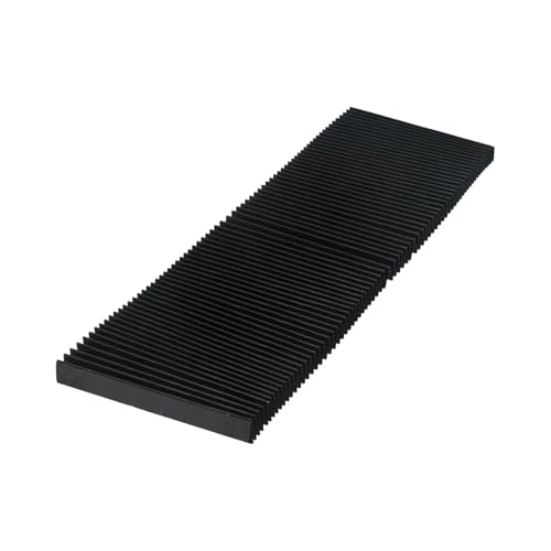 AIRUIXI Staubschutzabdeckung Flexibles Staubschutztuch for mehrere CNC-Fräsmaschinen, dreilagiges Schutztuch, Flache Akkordeonbalgabdeckungen, 15 mm Dicke, 1500 mm Länge(200mm) von AIRUIXI