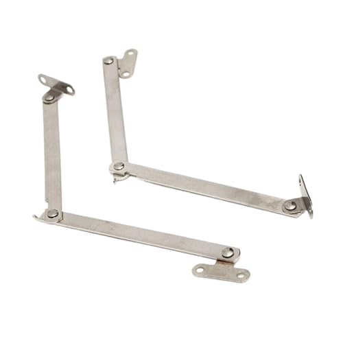 AIRUIXI scharniere 2 STÜCKE Edelstahl Klappzugstange Schranktür Bewegliche Hebeunterstützung Hardware Schränke Scharniere Display Rack Zugstange von AIRUIXI