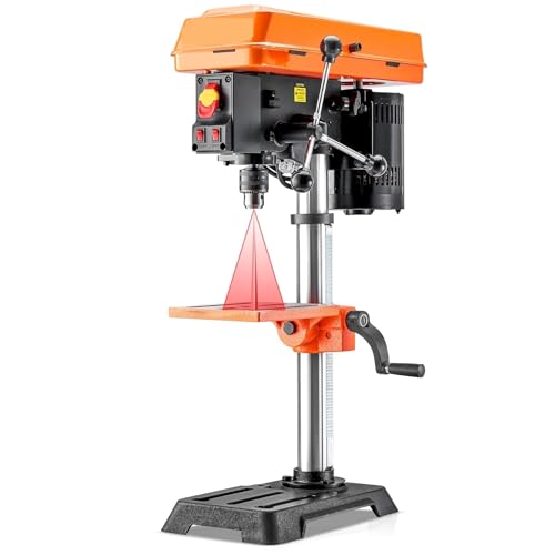 Tischbohrmaschine, 10 Zoll Tischbohrmaschine Tischbohrmaschine mit 610/940/1500/2150/2800 U/min einstellbarer Geschwindigkeit for Holzmetall Tischbohrmaschine, 10 Zoll Tischbohrmaschine Tischbohrmaschine mit 610/940/1500/2150/2800 U/min einstellbarer Geschwindigkeit for Holzmetall von AIRYSSFU