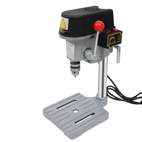 Tischbohrmaschine, Elektrische Tischbohrmaschine, einstellbare Geschwindigkeit, Tischbohrmaschine for Holz, Heimwerkerwerkzeug, DIY-Zubehör von AIRYSSFU