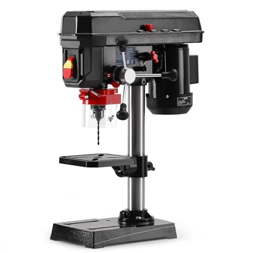 Tischbohrmaschine, Tischbohrmaschine, 2,5 Ampere, Tischbohrmaschine, 5-Gang-Einstellung, 8 Zoll Schwenkabstand, Tischbohrmaschine von AIRYSSFU