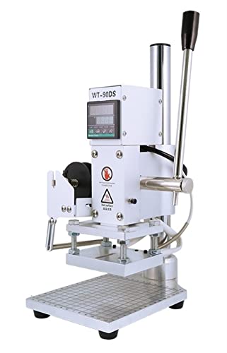 Transferpresse, WT-90DS. Manuelle digitale Wärmepressemaschine 30 0w PVC. Lederkartenbuch Holz benutzerdefinierte Logoprägung heiße Folienstempelmaschine(8x10 with holder) von AIRYSSFU