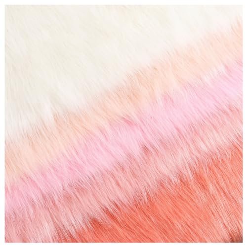 Langer Flor 5cm Kunstpelz Stoff Bequem und Weich Weiches Plüschimitat Kunstfell Synthetische Pelzmaterialien Fell Stoff für DIY Bärte Oder Haare Decken Zubehör Kissen Pads (Color : White, Size : 50x Langer Flor 5cm Kunstpelz Stoff Bequem und Weich Weiches Plüschimitat Kunstfell Synthetische Pelzmaterialien Fell Stoff für DIY Bärte Oder Haare Decken Zubehör Kissen Pads (Color : White, Size : 50x von AITAF