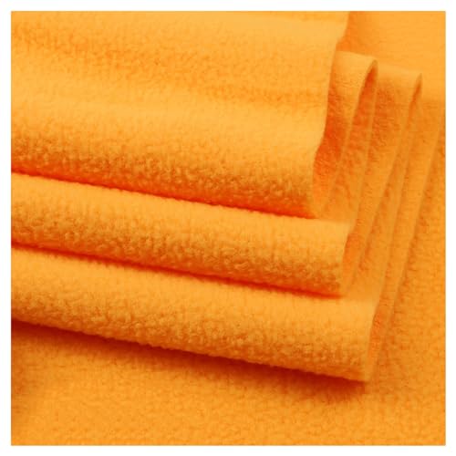 Polar-Fleece-Stoff Material, 160cm Breite, Anti-Pill Polar Fleece, Weicher, Warmer, Waschbarer Stoff, zum Nähen von Überwürfen, Decken, Futterstoffen, Haustierbetten, 50x160cm (Color : Golden yellow Polar-Fleece-Stoff Material, 160cm Breite, Anti-Pill Polar Fleece, Weicher, Warmer, Waschbarer Stoff, zum Nähen von Überwürfen, Decken, Futterstoffen, Haustierbetten, 50x160cm (Color : Golden yellow von AITAF