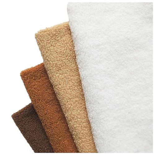 Weich Lockiger Synthetische Wollflor Fell Stoff Sherpa-Fleece-Futterstoff Polar Fleece Imitation Plüsch Stoff für Kunsthandwerk DIY Nähen Puppen Kissen Sitzpolster Home Decor, 50x160cm (Color : Apric Weich Lockiger Synthetische Wollflor Fell Stoff Sherpa-Fleece-Futterstoff Polar Fleece Imitation Plüsch Stoff für Kunsthandwerk DIY Nähen Puppen Kissen Sitzpolster Home Decor, 50x160cm (Color : Apric von AITAF