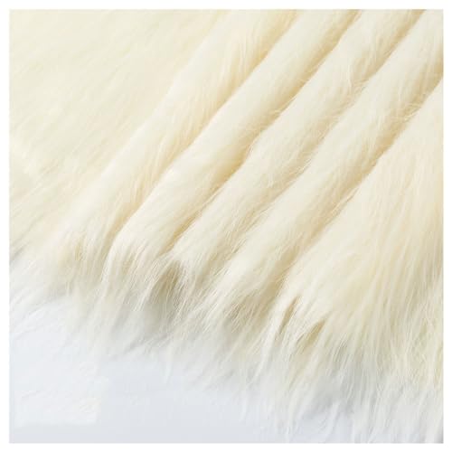 Weich Zottelig 12cm Langer Flor Kunstpelz-Stoff Langhaariger Kunstfell Polsterstoff Glatter Kunstpelzbesatz Flauschiger Stoff Craft für Kleidung Cosplay Kostüme Plüschtiere, 50x180cm (Color : Beige) Weich Zottelig 12cm Langer Flor Kunstpelz-Stoff Langhaariger Kunstfell Polsterstoff Glatter Kunstpelzbesatz Flauschiger Stoff Craft für Kleidung Cosplay Kostüme Plüschtiere, 50x180cm (Color : Beige) von AITAF