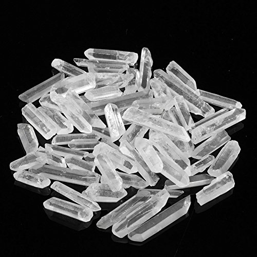 AITELEI 1 lb natürliche Bergkristall Quarz Punkte unregelmäßige Reiki Crystal Healing polierte Sticks Spikes Punkt Perlen Edelstein Stäbe für Schmuck Machen Home Decora von AITELEI