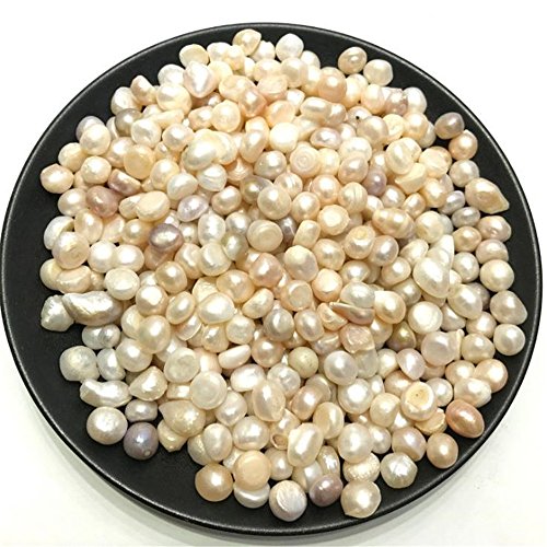 AITELEI 100g Natürliche Frischwasserperlen Austern Lose Perlen für Vase Füllstoffe Party Hochzeit Decor DIY Handwerk Schmuck Machen Keine Löcher 7-10mm von AITELEI