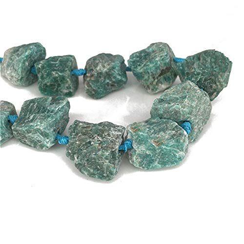 AITELEI Natürliche unregelmäßige Rohe Steine grobe Steinkristalle lose Perlen, 20-30mm gebohrt Edelstein für DIY Halskette Armband Schmuck Machen von AITELEI
