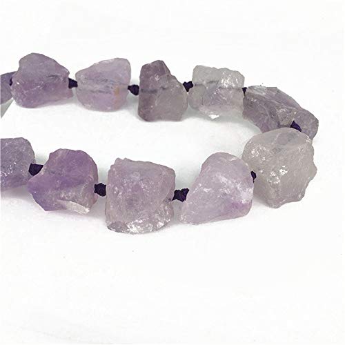 Natürliche unregelmäßige rohe Steine grobe Steinkristalle lose Perlen, 20-30mm gebohrt Edelstein für DIY Halskette Armband Schmuck machen Natürliche unregelmäßige rohe Steine grobe Steinkristalle lose Perlen, 20-30mm gebohrt Edelstein für DIY Halskette Armband Schmuck machen von AITELEI