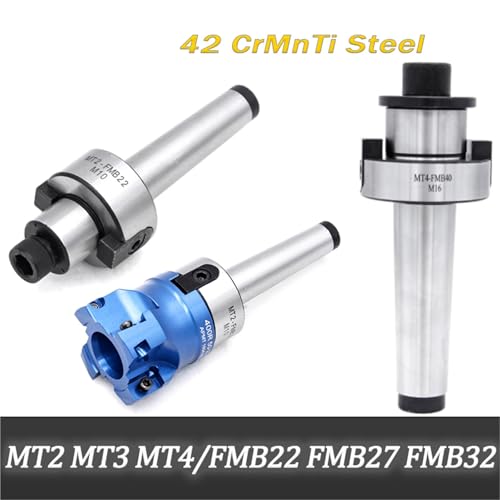 Werkzeughalter für Frontfräse MT2 MT3 MT4 FMB22 FMB27 FMB32 FMB40 FMB, Halterung für CNC, BAP 300R 400R, 50 mm, 63 mm, Werkzeughalter (MT4-FMB32 M16) von AITID