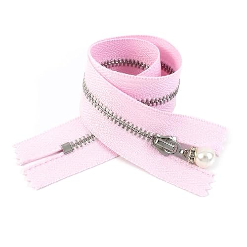 3# Metall Reißverschluss 15/18/20/25/30cm Nahe Metal-Reißverschluss für die Jacke, Rosa Silber, 18cm 3# Metall Reißverschluss 15/18/20/25/30cm Nahe Metal-Reißverschluss für die Jacke, Rosa Silber, 18cm von AITIHYA