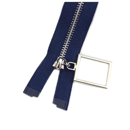 3# Metall Reißverschluss Starke Reißverschlüsse zum Nähen, Dunkelblau, 2pcs Close-End 25cm von AITIHYA