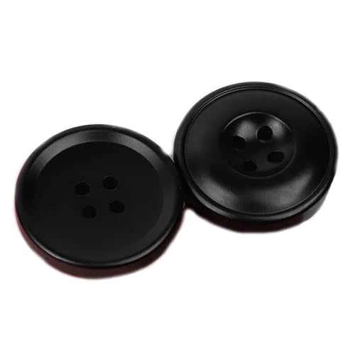 6pcs Harz runde Knöpfe 4 Löcher -Knöpfe für Kleidung dekorativ, Schwarz, 28mm 6pcs Harz runde Knöpfe 4 Löcher -Knöpfe für Kleidung dekorativ, Schwarz, 28mm von AITIHYA