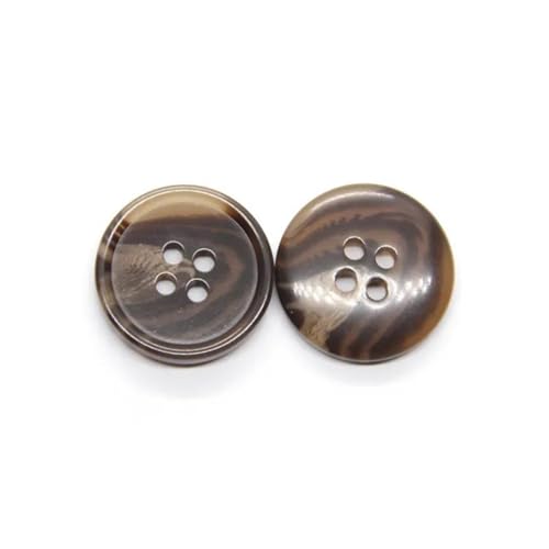 Harzknöpfe 15-25mm Imitation Hornmantel-Nähteknöpfe, Nr.3 Hellbraun, 25mm 10pcs Harzknöpfe 15-25mm Imitation Hornmantel-Nähteknöpfe, Nr.3 Hellbraun, 25mm 10pcs von AITIHYA