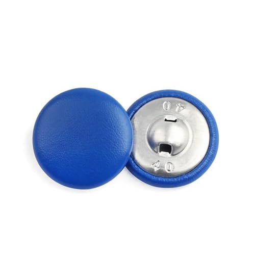 Lederknöpfe Stoff bedeckte Knopf mit Metallrücken, Dunkelblau, 32 l 20mm Lederknöpfe Stoff bedeckte Knopf mit Metallrücken, Dunkelblau, 32 l 20mm von AITIHYA