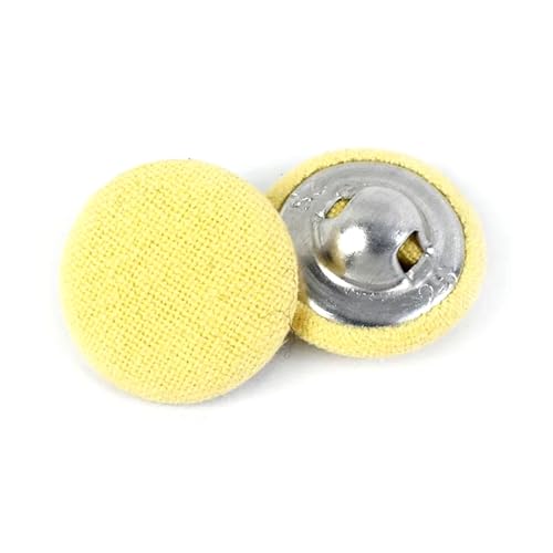 Schichtknöpfe 18-28mm farbenfrohe bedeckte Schaftknopf, Hellgelb, 20mm 20pcs Schichtknöpfe 18-28mm farbenfrohe bedeckte Schaftknopf, Hellgelb, 20mm 20pcs von AITIHYA
