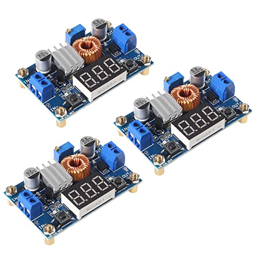 3PCS DC-DC 5A Abwärtswandler 4-38V zu 1,25-36V Abwärtsspannungsregler Hochleistungsmodul mit LED-Anzeige 3PCS DC-DC 5A Abwärtswandler 4-38V zu 1,25-36V Abwärtsspannungsregler Hochleistungsmodul mit LED-Anzeige von AITRIP