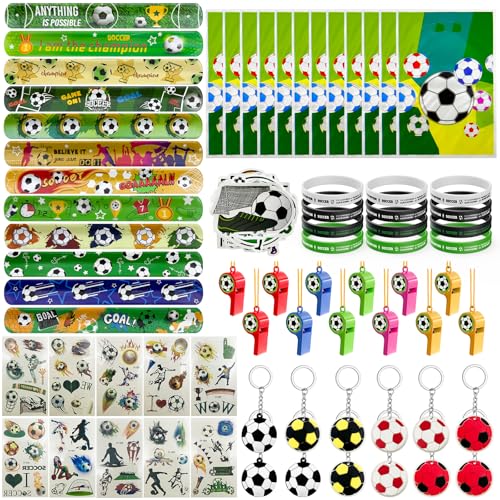 AIUNBEST 120 Stück Mitgebsel Fussball Geburtstag Junge Mädchen Fussball Geburtstag Junge Enthält Schlüsselanhänger Trillerpfeife Tattoos Aufkleber Gilt für party-mitgebsel AIUNBEST 120 Stück Mitgebsel Fussball Geburtstag Junge Mädchen Fussball Geburtstag Junge Enthält Schlüsselanhänger Trillerpfeife Tattoos Aufkleber Gilt für party-mitgebsel von AIUNBEST