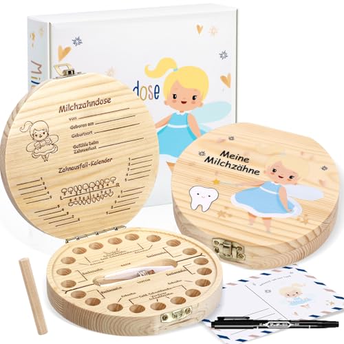 Zahndose Milchzähne Mädchen & Jungen Milchzahndose mit Namen Zahnbox für Milchzähne Mädchen Milchzahndose personalisiert für erstes Zähnchen Zahndose Holz Zahnfee Box Geschenke für Kindergeburtstag Zahndose Milchzähne Mädchen & Jungen Milchzahndose mit Namen Zahnbox für Milchzähne Mädchen Milchzahndose personalisiert für erstes Zähnchen Zahndose Holz Zahnfee Box Geschenke für Kindergeburtstag von AIUNBEST