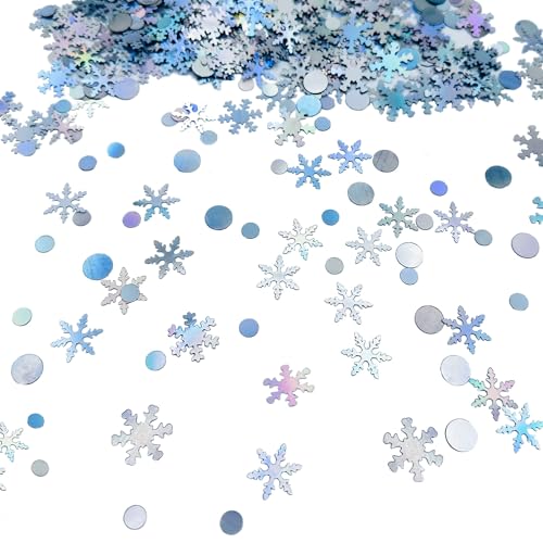 AIVEKE 700 Stück silberne Schneeflocken-Konfetti – gemischte Weihnachts-Schneeflocken, Konfetti, Schneeflocken, Pailletten, Glitzerkonfetti, DIY, Konfetti, Winterurlaub, Weihnachten, Hochzeit, AIVEKE 700 Stück silberne Schneeflocken-Konfetti – gemischte Weihnachts-Schneeflocken, Konfetti, Schneeflocken, Pailletten, Glitzerkonfetti, DIY, Konfetti, Winterurlaub, Weihnachten, Hochzeit, von AIVEKE