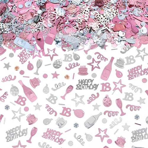 AIVEKE Konfetti 18 Geburtstag Deko - Glitzer Rosegold Happy Birthday Konfetti Partydekoration Geburtstag Streudeko Geburtstag Deko Tischdeko Geburtstagskonfetti AIVEKE Konfetti 18 Geburtstag Deko - Glitzer Rosegold Happy Birthday Konfetti Partydekoration Geburtstag Streudeko Geburtstag Deko Tischdeko Geburtstagskonfetti von AIVEKE