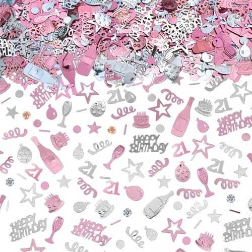 AIVEKE Konfetti 21 Geburtstag Deko - Glitzer Rosegold Happy Birthday Konfetti Partydekoration Geburtstag Streudeko Geburtstag Deko Tischdeko Geburtstagskonfetti AIVEKE Konfetti 21 Geburtstag Deko - Glitzer Rosegold Happy Birthday Konfetti Partydekoration Geburtstag Streudeko Geburtstag Deko Tischdeko Geburtstagskonfetti von AIVEKE