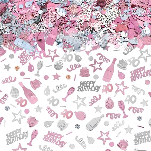 AIVEKE Konfetti 40 Geburtstag Deko - Glitzer Rosegold Happy Birthday Konfetti Partydekoration Geburtstag Streudeko Geburtstag Deko Tischdeko Geburtstagskonfetti AIVEKE Konfetti 40 Geburtstag Deko - Glitzer Rosegold Happy Birthday Konfetti Partydekoration Geburtstag Streudeko Geburtstag Deko Tischdeko Geburtstagskonfetti von AIVEKE