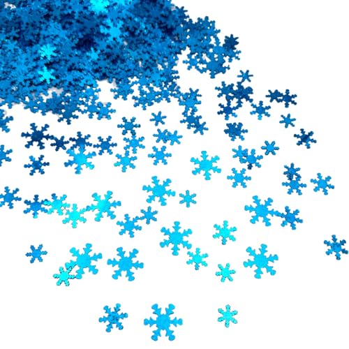 AIVEKE Schneeflocken-Konfetti – Weihnachts-Schneeflocken, blaues Konfetti, Schneeflocken, Pailletten, Glitzerkonfetti, DIY-Konfetti, Winterurlaub, Weihnachten, Hochzeit, Party-Dekorationen, 700 Stück AIVEKE Schneeflocken-Konfetti – Weihnachts-Schneeflocken, blaues Konfetti, Schneeflocken, Pailletten, Glitzerkonfetti, DIY-Konfetti, Winterurlaub, Weihnachten, Hochzeit, Party-Dekorationen, 700 Stück von AIVEKE