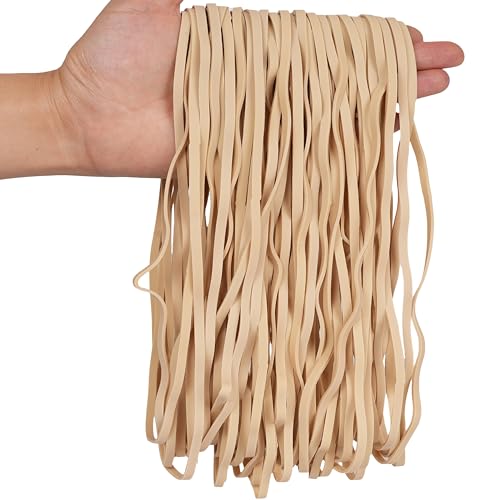 AIWOQI Gummibänder, 45 Stück, 30,5 cm, elastisches großes Gummiband für Bürobedarf, Aktenordner, Katzentoilette, Mülleimer, Bänder (30,5 x 0,5 cm) von AIWOQI