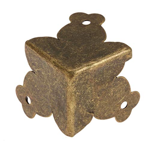 AIXILAN Metall-Eckenschutz, 12 Stück, Antik-Bronze-Holz, Möbelbeschläge, 27/30 mm AIXILAN Metall-Eckenschutz, 12 Stück, Antik-Bronze-Holz, Möbelbeschläge, 27/30 mm von AIXILAN