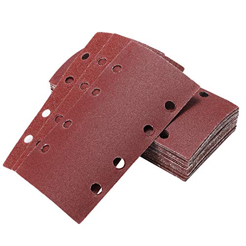 40 Stück Schleifpapier Schleifblätter Set Körnung 60 80 120 240, 8 Löcher Schleifblattset für Schwingschleifer Holz und Farbe, 95 x 185 mm 40 Stück Schleifpapier Schleifblätter Set Körnung 60 80 120 240, 8 Löcher Schleifblattset für Schwingschleifer Holz und Farbe, 95 x 185 mm von AIXMEET