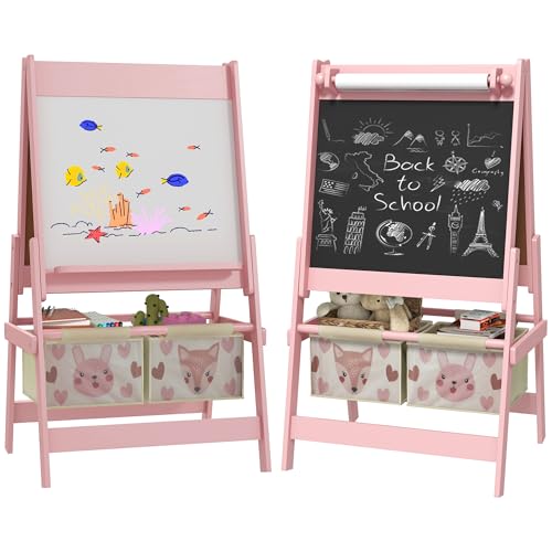 AIYAPLAY Kindertafel, 3 in 1 Kinder Staffelei, Doppelseitige Kinder Spieltafel, Whiteboard & Kreidetafel, Standtafel mit Papierrolle, 2 Aufbewahrungsboxen, Anderem Zubehör AIYAPLAY Kindertafel, 3 in 1 Kinder Staffelei, Doppelseitige Kinder Spieltafel, Whiteboard & Kreidetafel, Standtafel mit Papierrolle, 2 Aufbewahrungsboxen, Anderem Zubehör von AIYAPLAY