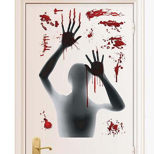 AIYING Halloween-Fenster-Silhouette | Riesige Geister, Handabdruck, Fußabdruck, Halloween-Wandaufkleber - Halloween-Fenstersilhouette, Handabdruck, Fußabdruck AIYING Halloween-Fenster-Silhouette | Riesige Geister, Handabdruck, Fußabdruck, Halloween-Wandaufkleber - Halloween-Fenstersilhouette, Handabdruck, Fußabdruck von AIYING