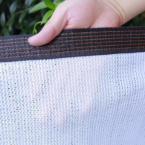 AJTXCSFOQL Sonnenschutznetz Schattierungsnetz Schattiernetz mit ösen, 85% Anti UV Windschutznetz Schattennetz für gewächshaus, Wiederverwendbar Sonnensegel für Pergola Garten Balkon(3 x 7m) von AJTXCSFOQL